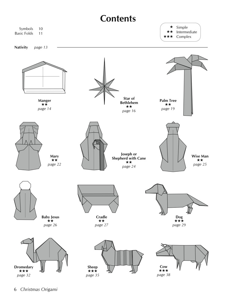 Christmas Origami John Montroll