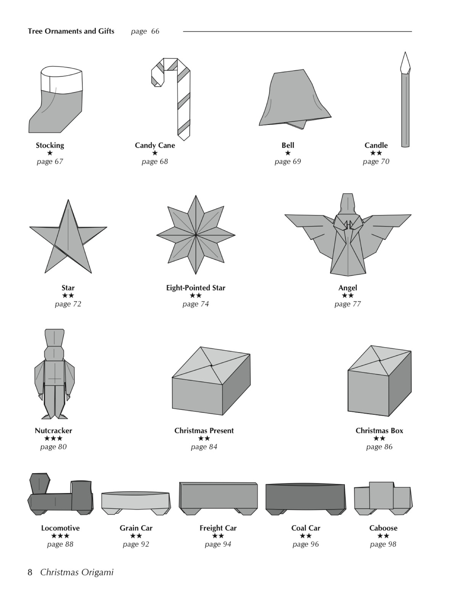 Christmas Origami John Montroll