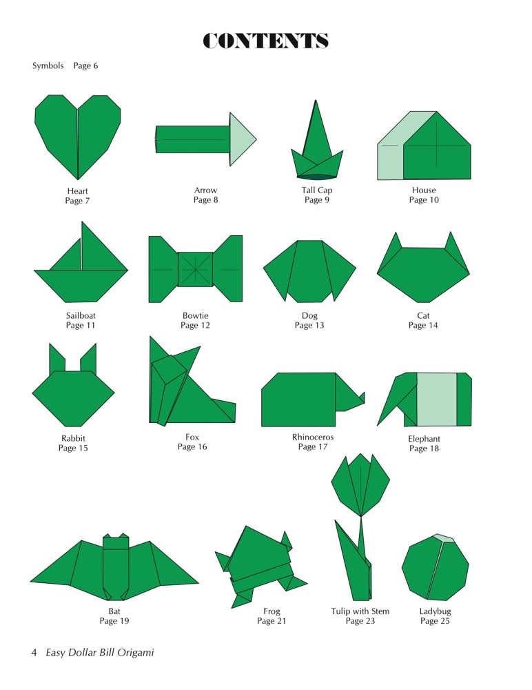 Easy Dollar Bill Origami John Montroll