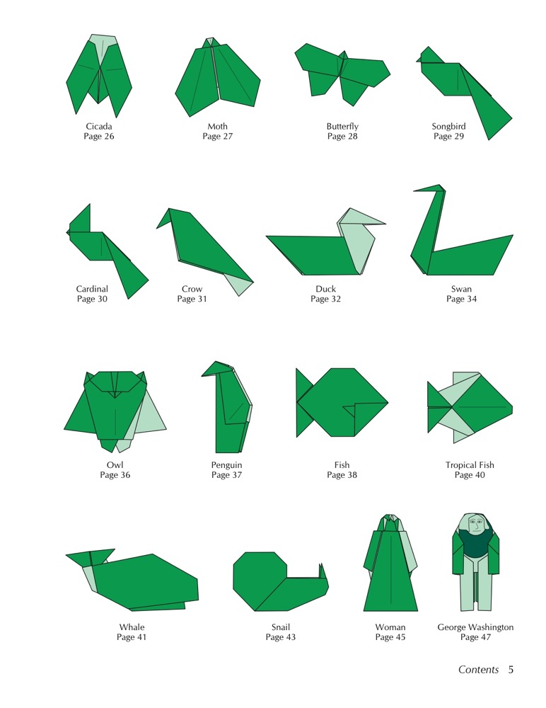 Easy Dollar Bill Origami John Montroll